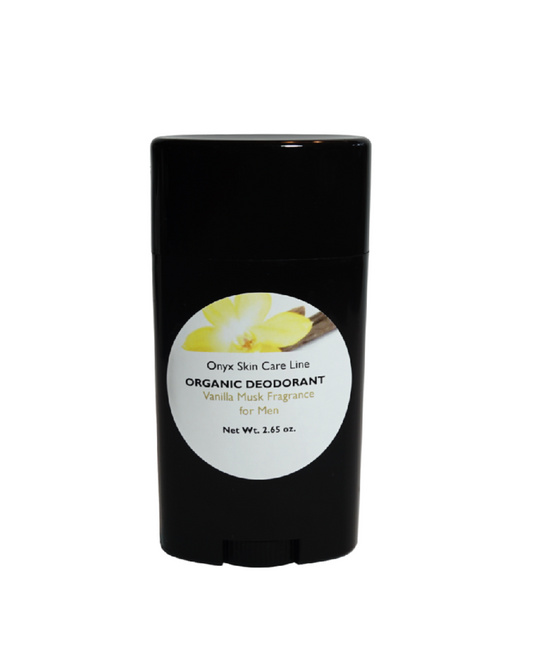 ORGANIC DEODORANT- VANILLA MUSK  FRAGRANCE - FOR MEN